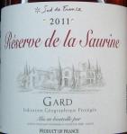 Reserve de la Saurine - Vin de Pays du Gard Rouge 2019