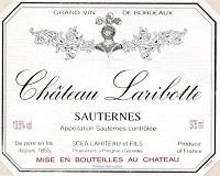Chateau Laribotte - Sauternes 2019