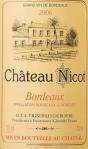 Chateau Nicot - Bordeaux 2019